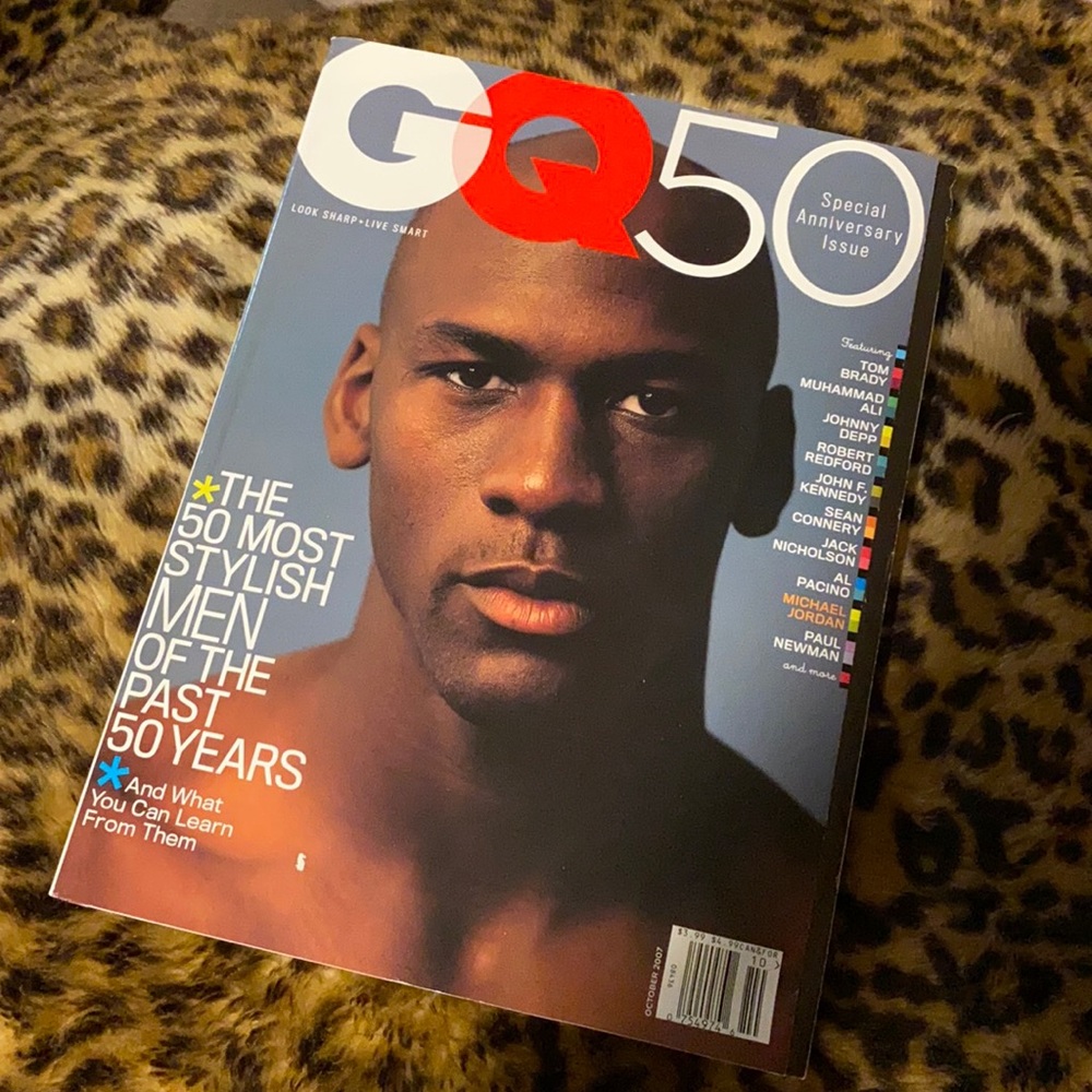GQ 50th Anniversary Edition, Oct 2007, Michael Jordan Cover (1 of 10), like NEW!